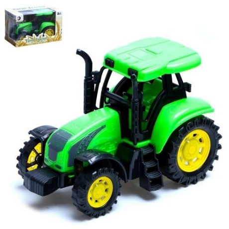 Market-Space Трактор инерционный «Сельскохозяйственный», цвет зелёный