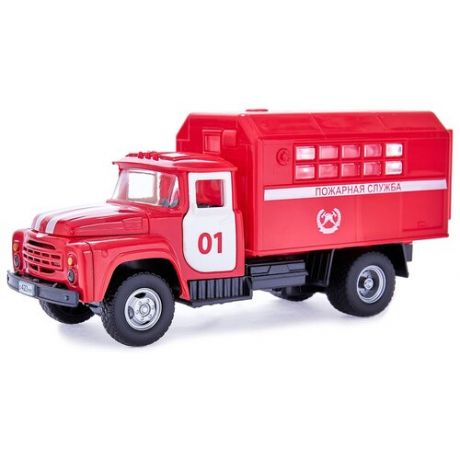 Детская игрушечная машинка XRace с открывающимися дверями, модель Пожарная машина, со звуком и светом