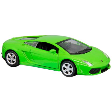 Легковой автомобиль Автопанорама Lamborghini Gallardo LP560-4 (J12284/JB1200136) 1:43, 11.4 см, зеленый