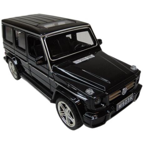 Машинка игрушечная коллекционная модель Гелендваген Mercedes 500, черного цвета, масштаб 1:22