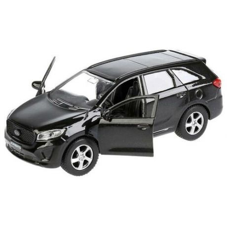 Машина Kia Sorento Prime, 12 см, открывающиеся двери и багажник, инерционная, цвет чёрный