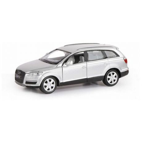 Машина "автопанорама" Audi Q7, серебряный, 1/32, свет, звук, инерция, в/к 17,5*13,5*9 см