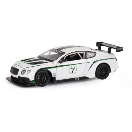 Машина "автопанорама" Bentley Continental GT3 Concept, белый, 1/24, в/к 24,5*12,5*10,5 см