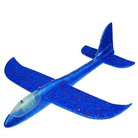 Самолёт "Запуск" световой, синий