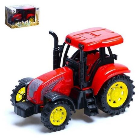 Market-Space Трактор инерционный «Сельскохозяйственный», цвет красный