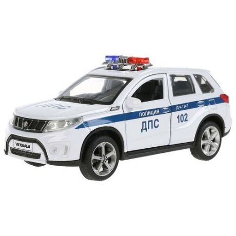 Машина металлическая Технопарк "Suzuki Vitara S 2015. Полиция" 12 см, свет-звук