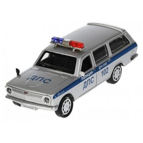 Машинка ТЕХНОПАРК ГАЗ-2402 Волга Полиция (2402-12РОL), 12 см, синий