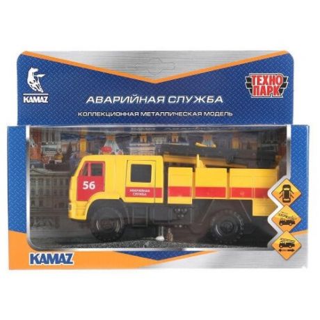 Модель KAM43502-15EM-YE КАМАЗ-43502 Аварийная служба Технопарк в кор.