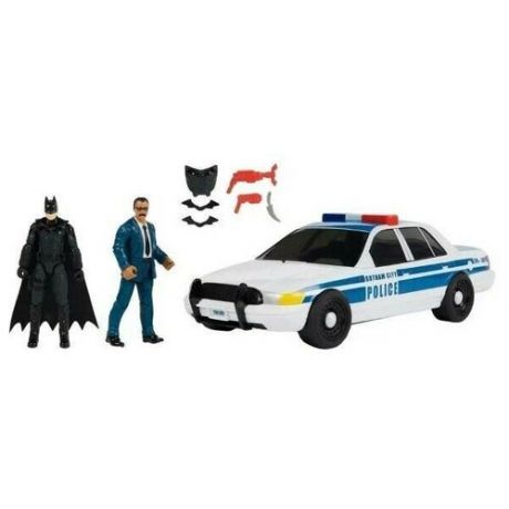 Бэтмен набор фигурок 10см с полицейской машиной