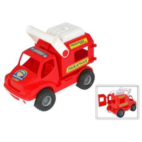 Машинка Полесье КонсТрак-пожарная команда автомобиль, Wader (506)