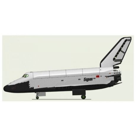 Модель космического корабля "Буран" 1:500