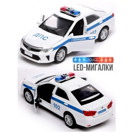 Коллекционная машинка WiMi 32015-3 металлическая, инерционная Police, полицейская машина
