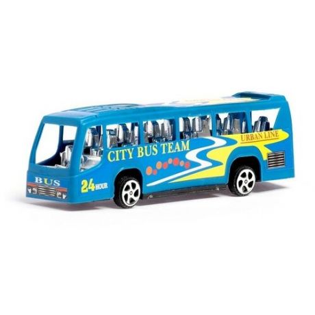 Автобус инерционный «Городская экскурсия», цвета микс