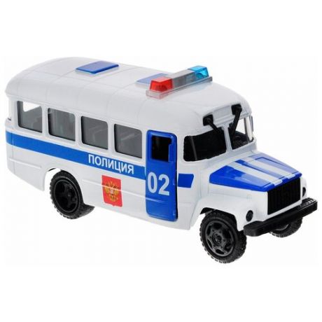Машина металлическая Технопарк кавз 3976 Автобус Полиция
