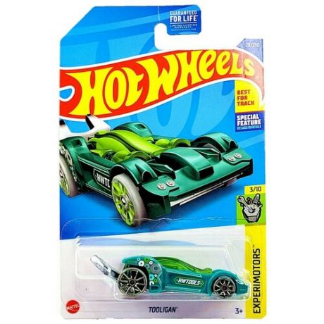 Hot Wheels Базовая машинка Tooligan, зеленая, C4982/HCV67
