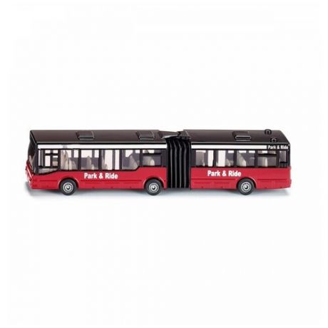 Автобус Siku двойной Ratp (1617) 1:55, 16 см, красный/черный