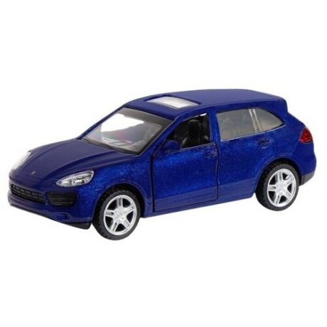 Машина "автопанорама" Porsche Cayenne S, синий перламутр, 1/43, инерция, в/к 17,5*12,5*6,5 см