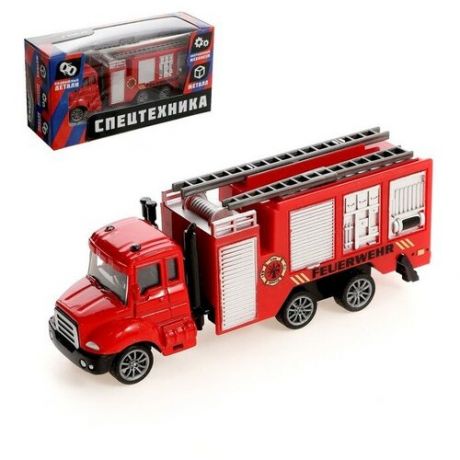 Машина металлическая «Пожарная служба», инерция, с элементами из пластика, микс