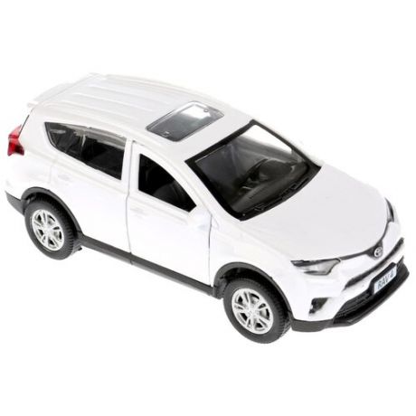 Внедорожник ТЕХНОПАРК Toyota RAV4 (RAV4-M), 12 см, белый