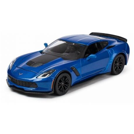 Легковой автомобиль Maisto Chevrolet Corvette Z06 2015 (31133) 1:24, 20 см, синий