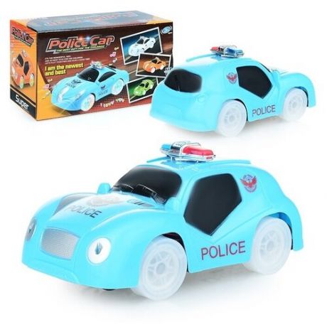 Машина Oubaoloon Полиция, на батарейках, в коробке (8813-66)