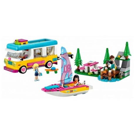 Конструкторы LEGO 41681 Лесной дом на колесах и парусная лодка