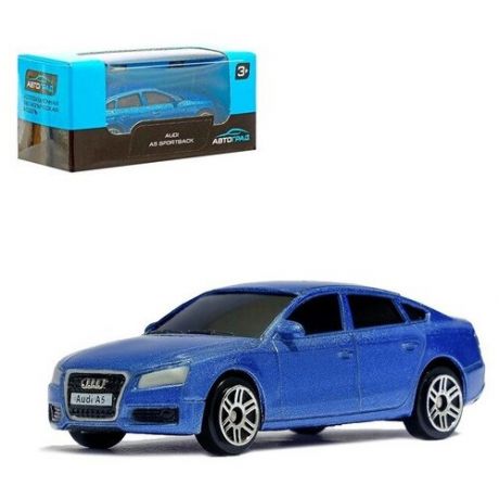 Машина металлическая AUDI A5, 1:64, цвет синий