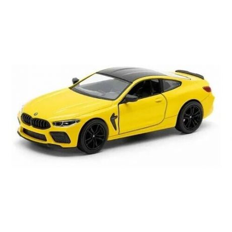 Модель BMW M8 Competition Coupe мет инерц желтого цвета
