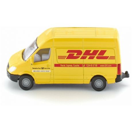 Почтовый фургон службы DHL металлическая модель транспорта 1:55