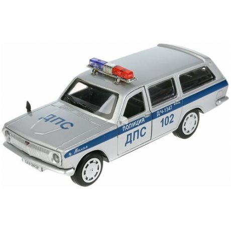 Машина металлическая Технопарк ГАЗ-2402 "волга" полиция 12 см, открываются двери, багажник