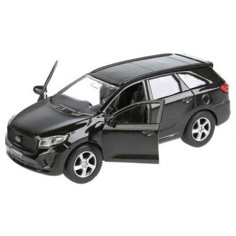 Машина Kia Sorento Prime, 12 см, открывающиеся двери и багажник, инерционная, цвет чёрный 4467934 .