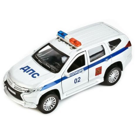 Модель машины Технопарк Mitsubishi Pajero Sport, Полиция, инерционная PAJERO-S-POLICE