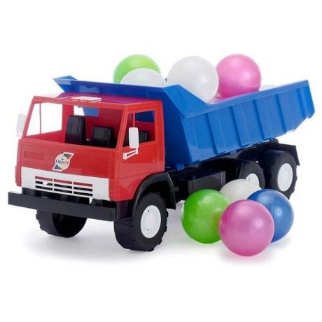 Машина Камаз, с шариками, микс Orion Toys 3299912 .