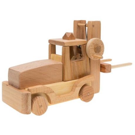 Автопогрузчик "Силач" детская игрушка / Развивающая игрушка / Деревянная игрушка / игрушка антистресс / деревянные игрушки