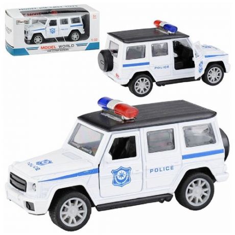 Игрушка Машина Полиция белая в коробке. Размеры машины: 11.5х5х5 см (F1113-3M)