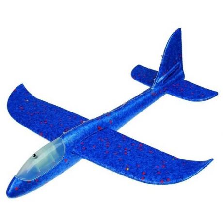 Самолёт "Запуск" световой, синий