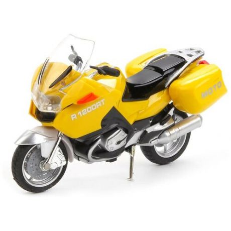Модель Технопарк Мотоцикл Туризм, 12.5 см, свет, звук, 586856-R