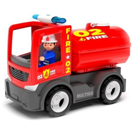 Игрушка EFKO 27282EF-CH Пожарная машина с цистерной и водителем