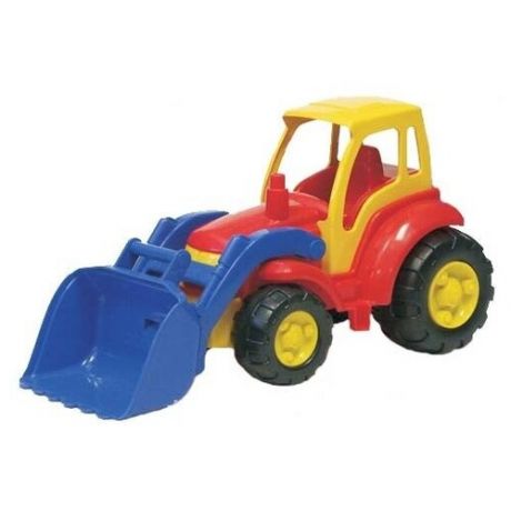 Трактор с ковшом "Чемпион" игрушечный пластмассовый 48 см Полесье П-0476