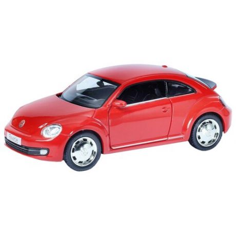 Масштабная инерционная модель RMZ CITY 554023MA 1:32 Volkswagen New Beetle 2012 красный матовый