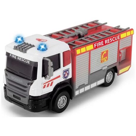 Пожарная машина Dickie Scania, Die-cast, 17 см, свет, звук 3712016-1