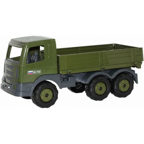 Автомобиль игрушечный "Престиж" бортовой военный Полесье 48790