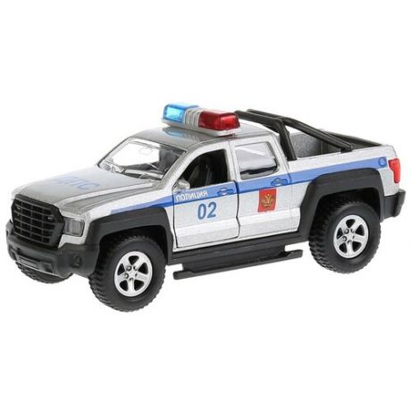 Модель машины Технопарк Пикап Полиция, инерционная, свет, звук SB-18-02-P-WB
