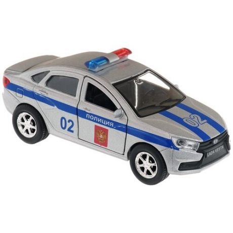 Модель машины Технопарк Lada Vesta, Полиция, инерционная SB-16-40-P