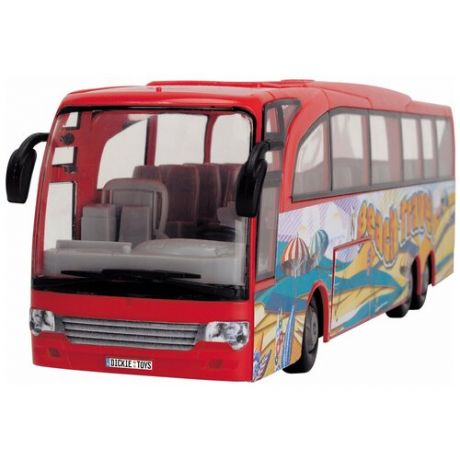 Туристический автобус Dickie, фрикционный, красный, 1/43 3745005029