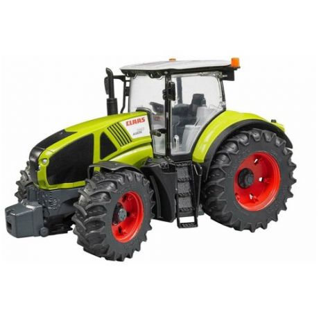 трактор CLAAS Bruder Claas Axion 950 03-013 c погрузчиком 1:16, 44.5 см, зеленый/черный