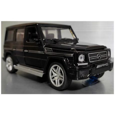 Машинка Mercedes-Benz G-Класс Гелендваген Гелик металлическая черная 1:32