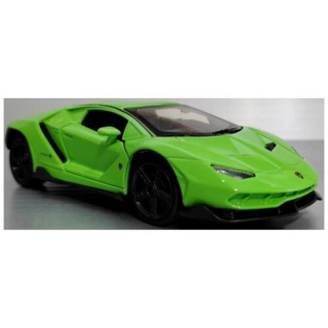 Машинка Lamborghini Aventador Ламборгини металлическая зеленая 1:32