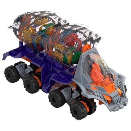 Машинка Нордпласт Планетоход Астерион (296/2), 32.5 см, фиолетовый/оранжевый/серый