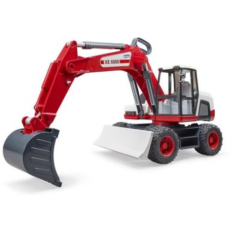 Экскаватор Bruder Mobile excavator (03-411) 1:16, 45 см, белый/красный/черный